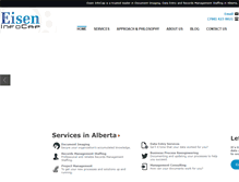 Tablet Screenshot of eisenco.com